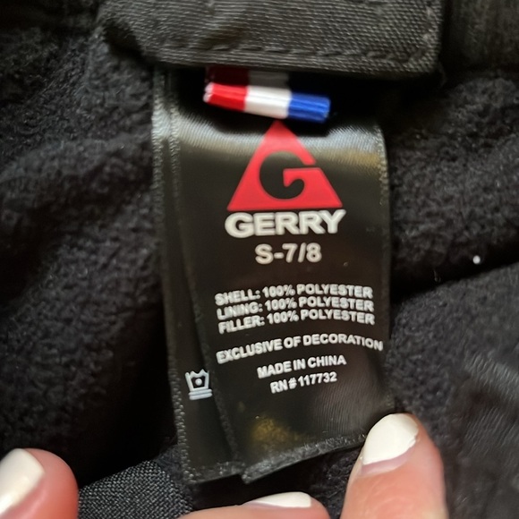 Gerry Kids Size Small 7/8 Snow Pants Bibs Winter Overalls Black Girls Boys - Picture 5 of 5